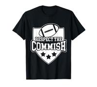 Respect The Commish - Fantasy Football, American USA Sports Camiseta