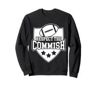 Respect The Commish - Fantasy Football, American USA Sports Sudadera