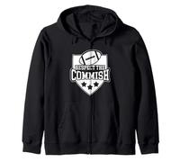 Respect The Commish - Fantasy Football, American USA Sports Sudadera con Capucha