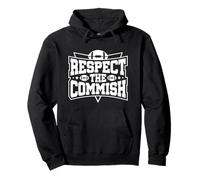 Respect The Commish Fantasy Football Manager ropa Sudadera con Capucha