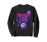 Respect The Drip Baseball Drip Boys Ice Cream Drip Drip Sudadera