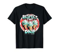 Respect The Drip - Baseball Ice Cream Youth Tee Camiseta