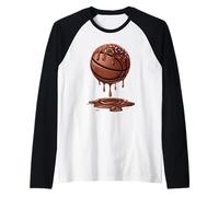 Respect The Drip Basketball Spinks Chocolate Cream Drip Camiseta Manga Raglan