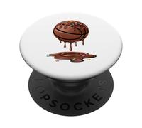 Respect The Drip Basketball Spinks Chocolate Cream Drip PopSockets PopGrip Adhesivo