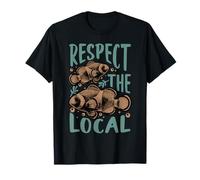 Respect The Local Clownfish Reef Life Camiseta