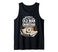 Respect This Old Man Engineering Without Internet |- Camiseta sin Mangas