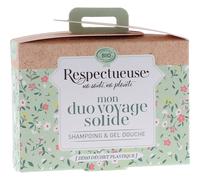 Respectueuse Mon Duo Voyage Solide Champú y Gel de Ducha 35 g