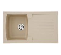 respekta Alineo100 - Fregadero, Beige, 86 cm