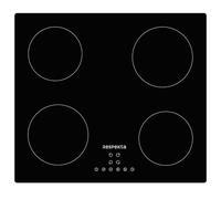 Respekta Allexus Placa de inducción de 60 cm / 4 zonas de cocción/inducción / 9 niveles de potencia/Touch Control/Booster & ECO function/bloqueo para niños/temporizador/negro / KM4295I-19