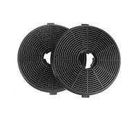 Respekta Filtro de carbón activo para campanas extractoras, 2 piezas en un juego, campana extractora con filtro de grasa para recirculación/MIZ 6000