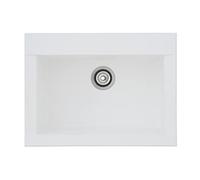 Fregadero Cocina Lavabo Granito Mineralite 66 x 50 Blanco respekta Ohio