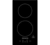 Respekta Placa de inducción sin marco independiente/Placa de inducción integrable con 2 zonas de cocción / 9 niveles de potencia/Temporizador/Bloqueo para niños / 29 cm/KM 9140I-28