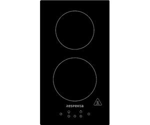Respekta Placa de inducción sin marco independiente/Placa de inducción integrable con 2 zonas de cocción / 9 niveles de potencia/Temporizador/Bloqueo para niños / 29 cm/KM 9140I-28