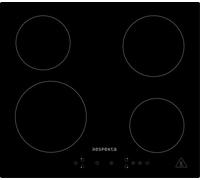 Respekta Placa de inducción sin marco independiente/Placa de inducción integrable con 4 zonas de cocción / 9 niveles de potencia/Control táctil/Temporizador/Bloqueo para niños /60cm / KM4295i-28