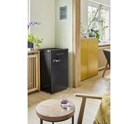 Respekta Rico Refrigerador Retro Vintage Negro 83 cm 92 L