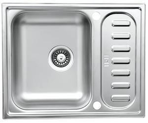 Respekta Riverside Fregadero, inox, 61,5x50 cm, 1 cubeta