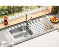 Respekta RIVERSIDE100x50 Fregadero Empotrable Acero Inoxidable 100 x 50 cm