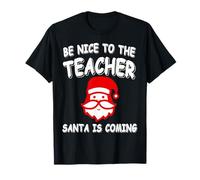 Respeta A Tu Maestro Papá Noel Humor Navidad Camiseta