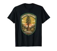 Respeta a Tus Ancianos California Redwoods Nature Arbor Day Camiseta