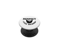 Respeta la Barba Reverencia por la Barba PopSockets PopGrip Adhesivo
