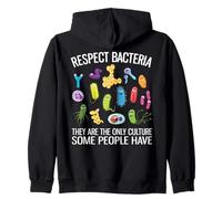 Respeta las bacterias Son la única cultura que algunas personas tienen Sudadera con Capucha
