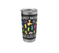 Respeta las bacterias Son la única cultura que algunas personas tienen Vaso térmico de acero inoxidable de doble pared