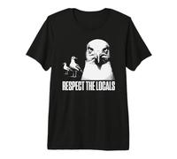 Respetar a Las gaviotas Locales | Funny Scary Food Stealers Camiseta Premium