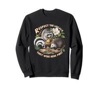 Respetar a los Locales Zarigüeya zarigüeya zarigüeya Mapache Abejas Miel Sudadera