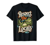 Respetar a los lugareños Diversión Alligator Swamp Grass South Florida Camiseta