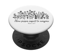 respetar a Todos los Hombres y Mujeres Cristianos Que aman a Dios y Jesús PopSockets PopGrip Adhesivo