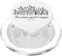 respetar a Todos los Hombres y Mujeres Cristianos Que aman a Dios y Jesús PopSockets PopGrip para MagSafe