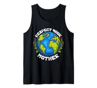 Respetar la Madre Tierra Celebrar el Día de la Tierra Camiseta sin Mangas