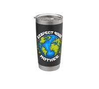 Respetar la Madre Tierra Celebrar el Día de la Tierra Vaso térmico de acero inoxidable de doble pared
