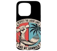 Respetar las leyes laborales y el día del trabajo de mi hamaca Carcasa para iPhone 15 Pro