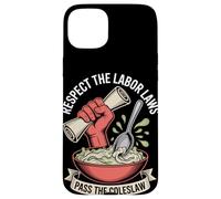 Respete las leyes laborales Pasa el Día del Trabajo de la Ensalada de Col Carcasa para iPhone 15 Plus