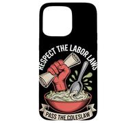 Respete las leyes laborales Pasa el Día del Trabajo de la Ensalada de Col Carcasa para iPhone 15 Pro Max