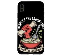 Respete las leyes laborales Pasa el Día del Trabajo de la Ensalada de Col Carcasa para iPhone XS Max
