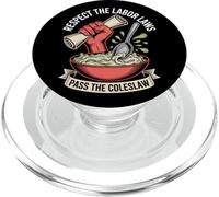 Respete las leyes laborales Pasa el Día del Trabajo de la Ensalada de Col PopSockets PopGrip para MagSafe