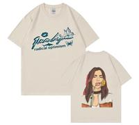 Respeto Camiseta De Cantante Dua, Camiseta De Algodón con Divertidos Dibujos De Lipa, Camiseta Vintage De Manga Corta con Cuello Redondo, Camiseta Musical, Regalo De Seguidor, XS-3XL-Black||XS