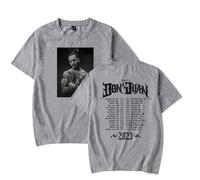Respeto Camiseta Maluma World Tour Merch Camiseta Camiseta Cosplay Hombres/Mujeres Camiseta Verano Sudadera Camiseta Corta Top XS-3XL-Black||XS