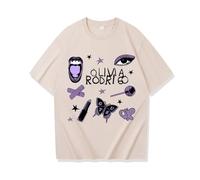 Respeto Camiseta Olivia Rodrigo Guts World Tour Camiseta Estampada Camiseta Informal De Calle Camiseta Deportiva De Manga Corta Camiseta para Hombres Y Mujeres XS-3XL-Black||XS