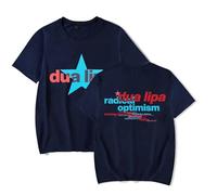 Respeto Camiseta para Hombre Dua Lipa Merch, Camiseta A La Moda para Hombre Y Mujer, Sudadera, Pantalón Corto Informal De Verano, Camiseta De Manga XS-3XL-Black||XS