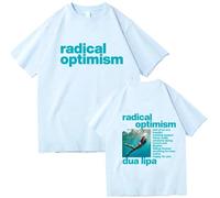 Respeto Camisetas para Hombres Y Mujeres Dua-Lipa Camisetas Estampadas A Doble Cara Camisetas Callejeras De Hip-Hop Camisas Casuales De Manga Corta con Cuello Redondo XS-3XL-Black||XS