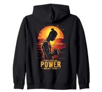 Respeto Disciplina Poder Muay Thai Arte Sudadera con Capucha