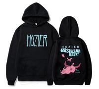 Respeto Hip Hop Rap Hozier Sudadera con Capucha Hombres Mujeres Sudadera Jersey Calle Hip Hop Fitness Top XS-3XL-Black||M
