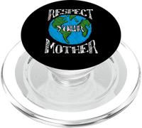 Respeto Madre Tierra Día Planeta Verde Ambientalista PopSockets PopGrip para MagSafe