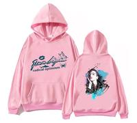 Respeto Sudadera con Capucha con Estampado De Rapero Dua-Lipa Sudadera con Capucha De Manga Larga Sudadera Unisex LIPA Sudadera con Capucha Divertida De Dibujos-Black||XS