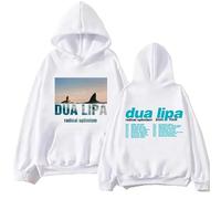 Respeto Sudadera con Capucha De Rapero Dua-Lipa Sudadera con Capucha Estampada De Manga Larga Poliéster Algodón Sudadera Deportiva Sudadera con Capucha Unisex XS-3XL-Black||XS