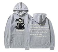 Respeto Sudadera con Capucha Li-Am Singer Pa-yne Estampada para Hombre Y Mujer, Sudadera Hip Hop Harajuku, Sudadera con Capucha para Fans del Cantante, Tallas XS-3XL-Grey||x_s