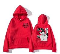 Respeto Sudadera con Capucha para Hombre/Mujer Li-Am Singer Pa-yne Unisex con Estampado Hip Hop Sudadera Hip Hop con Capucha para Fans De Singer XS-3XL-Red||x_l